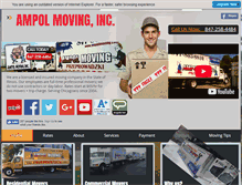 Tablet Screenshot of ampolmoving.com
